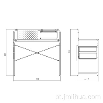 novo design multifuncional de mesa de trabalho